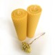 Natural Beeswax Candle - Set of Two Candles (4cm x 15cm)