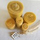 Large Beeswax Candle Set - Set of 5