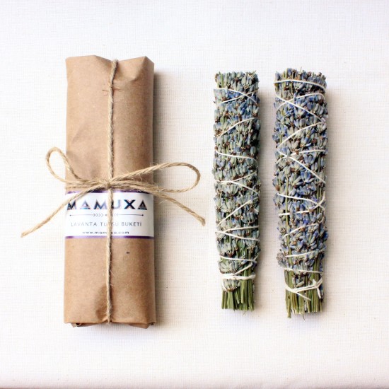 Natural Lavender Smudge Sticks x 2