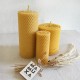 Triple Beeswax Candle Set No. 2